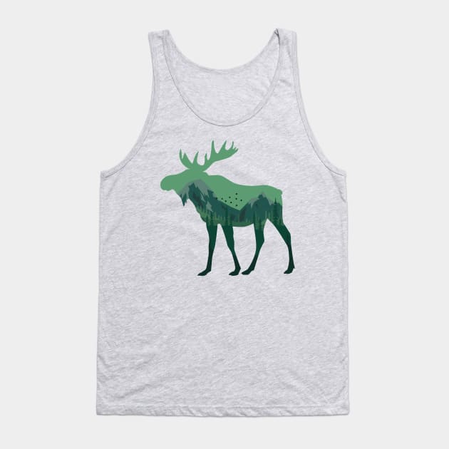 moose lover,moose gift animal moose nature in alaska elk Tank Top by mezy